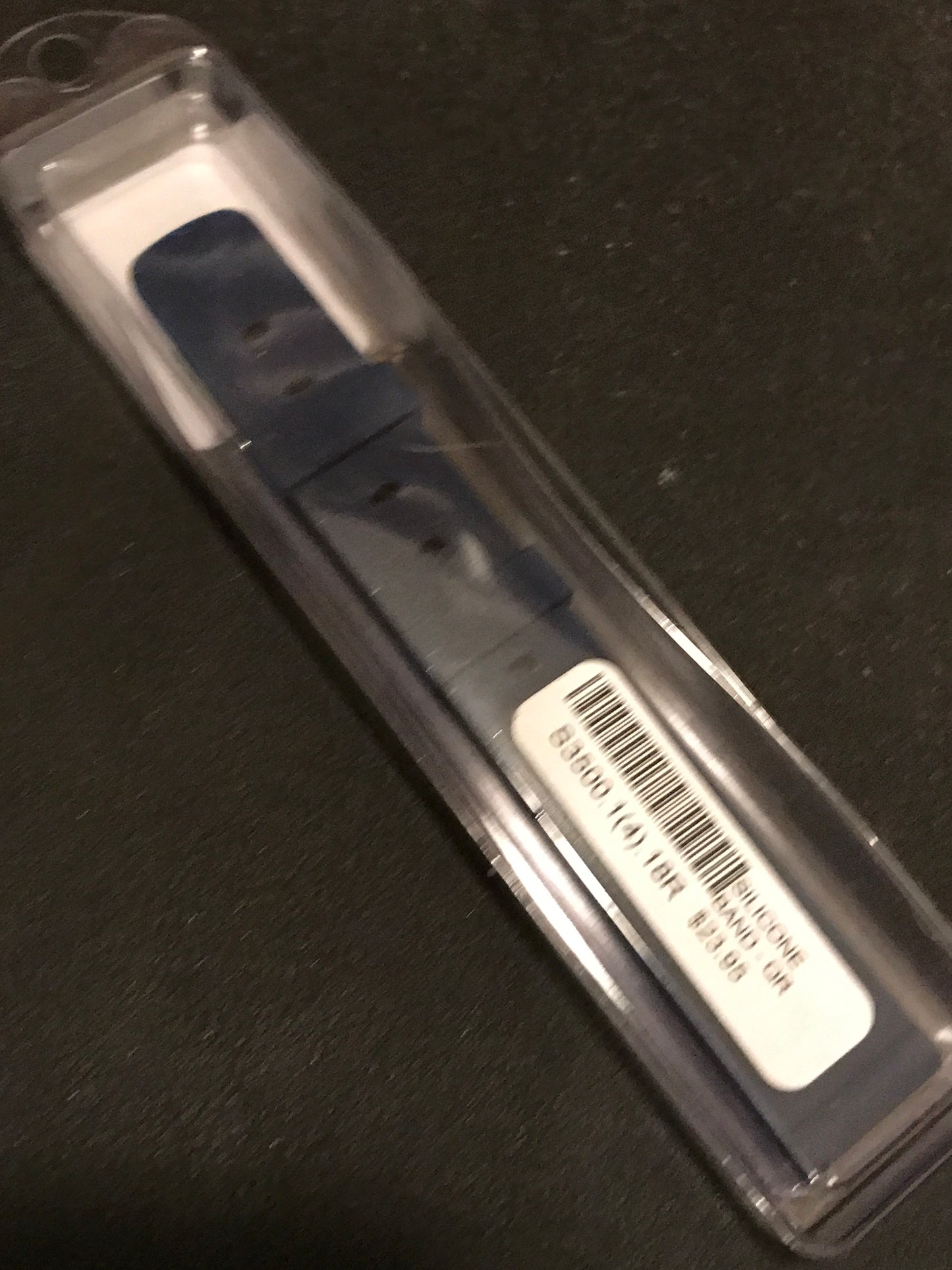 Alpine 18mm Blue Silicone Rubber Sport Watch Band