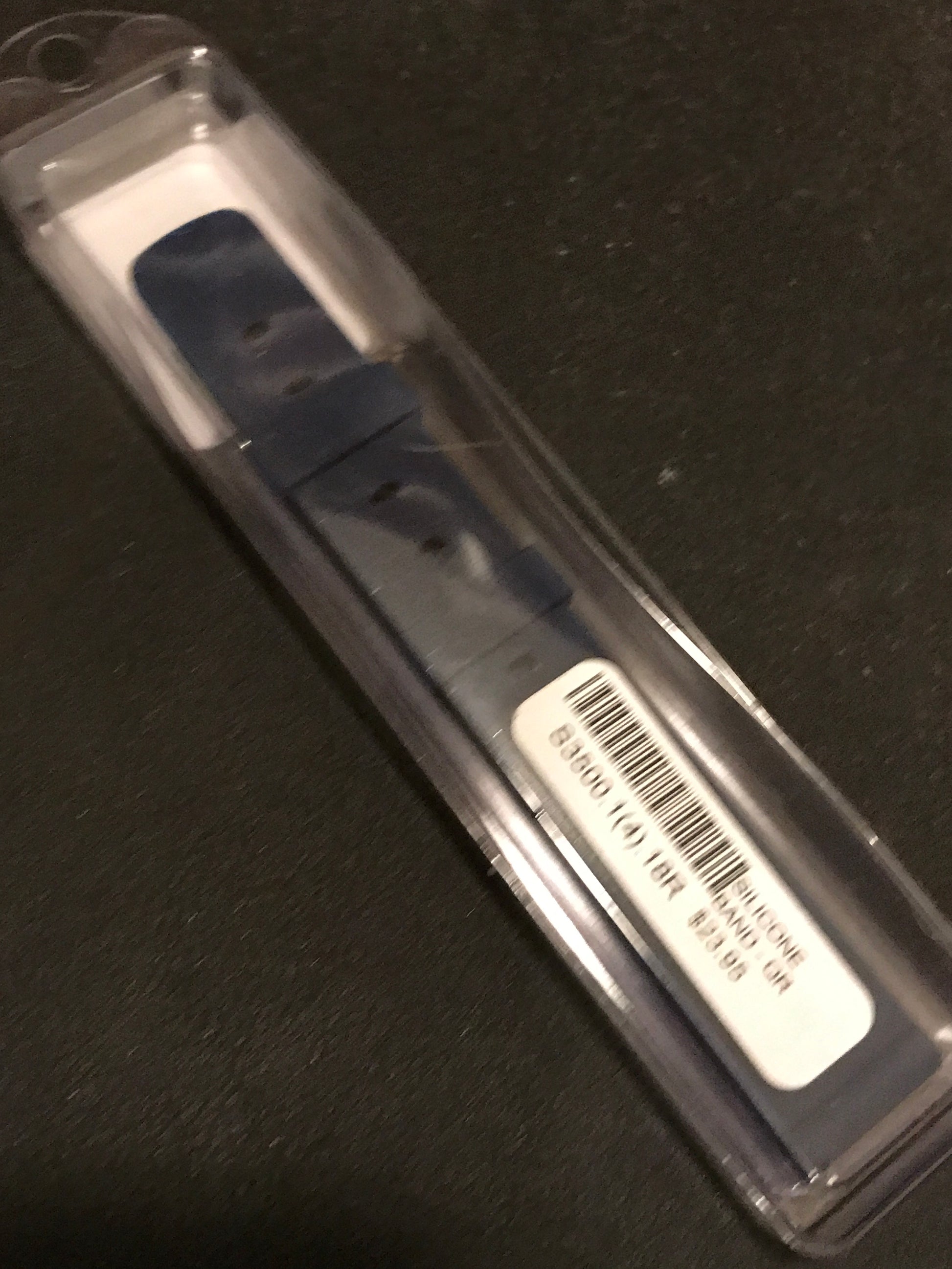 Alpine 18mm Blue Silicone Rubber Sport Watch Band