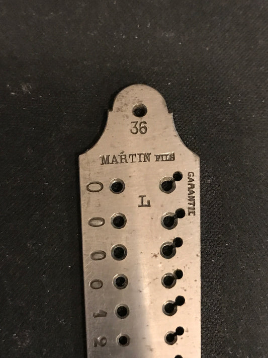 Martin "L" Watchmakers Screw Plate 36 hole