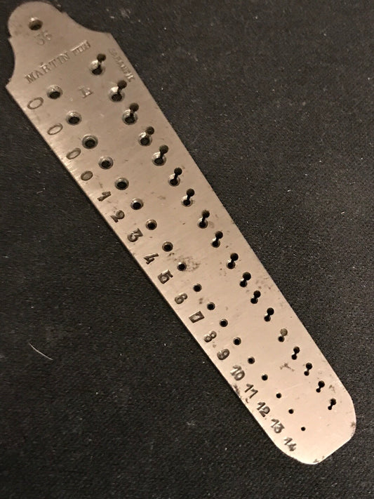 Martin "L" Watchmakers Screw Plate 36 hole