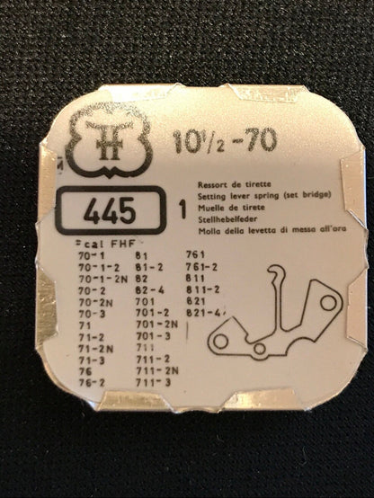 Set Lever Bridge for Font (FHF) 10½ Ligne base caliber 70 movements