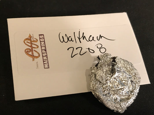 CR Mainspring for Waltham 16s Factory No. 2208 - Steel