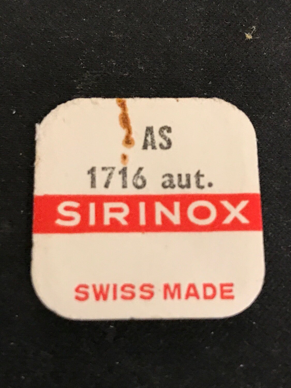 SIRINOX Mainspring for AS caliber 1716 automatic - Alloy