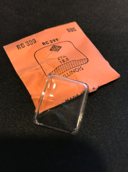 SUC Rocket Crystal RC 399 for ILLINOIS - 21.6 x 18.8mm - New