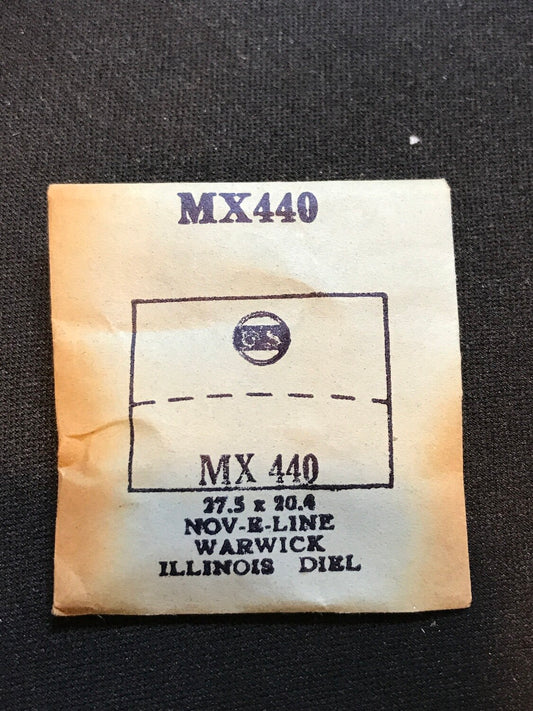 GS Flexo Flat Crystal MX440 for ILLINOIS, WARWICK, DIEL - 27.5 x 20.4 mm - New