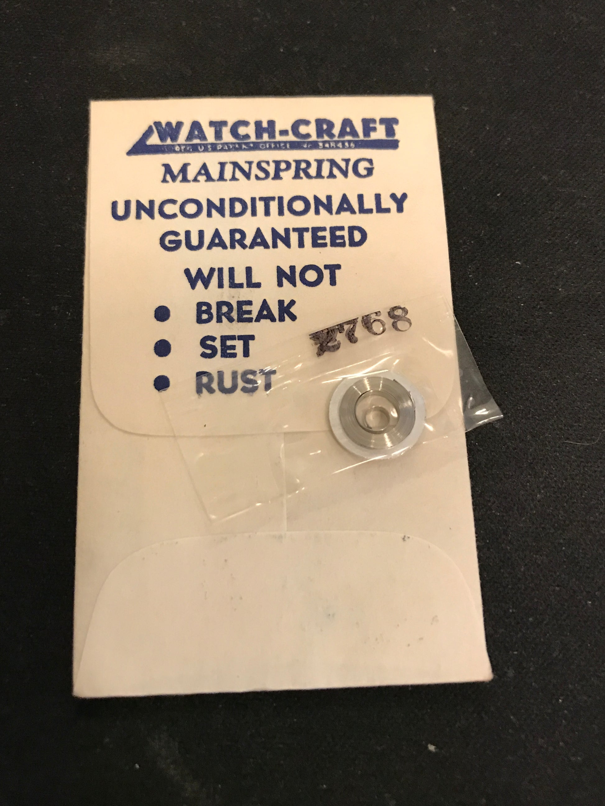 WATCH-CRAFT Mainspring 2768W for Blancpain 41, MST 379 - 404 - Alloy