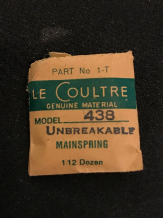 LeCoultre Factory mainspring for caliber 438 - Alloy