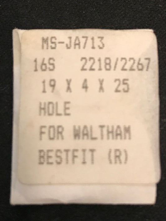 BESTFIT Mainspring JA713 for Waltham 16s No. 2218 / 2267 - Alloy