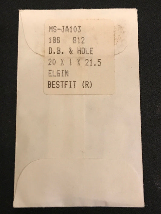 BESTFIT Mainspring JA103 for 18s Elgin Pocket Watches No. 812 - Alloy