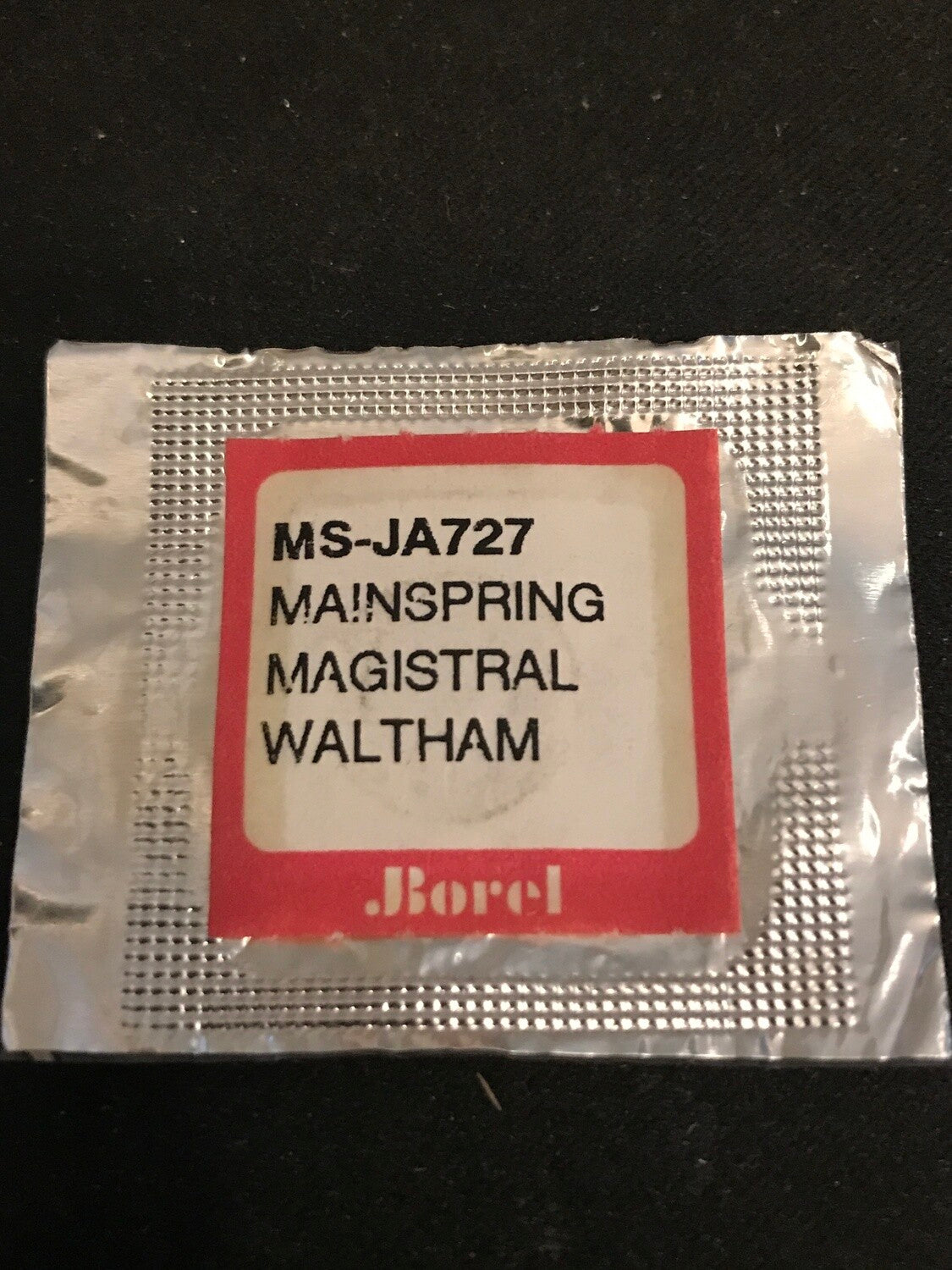 BOREL Mainspring JA727 - Waltham 6s movements No. 2219 - Alloy