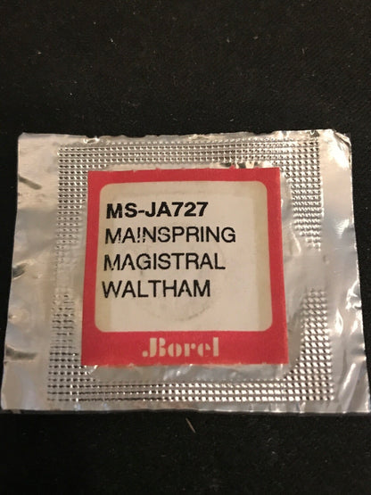 BOREL Mainspring JA727 - Waltham 6s movements No. 2219 - Alloy