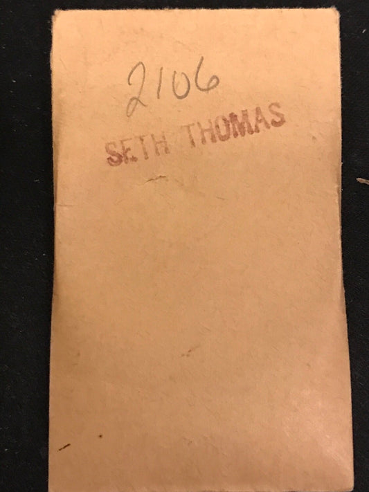 Seth Thomas 16s Mainspring Factory No. 2106 - Steel