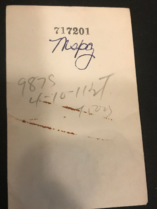 Hamilton Dynavar 6/0s Mainspring No. 717201 - Alloy