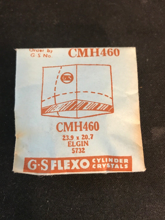 GS Flexo Faceted Crystal CMH460 for ELGIN - 23.9 x 20.7mm - New