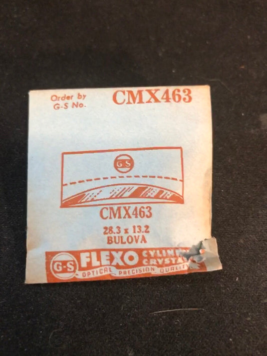 GS Flexo Crystal CMX463 for BULOVA - 28.3 x 13.2 mm - New