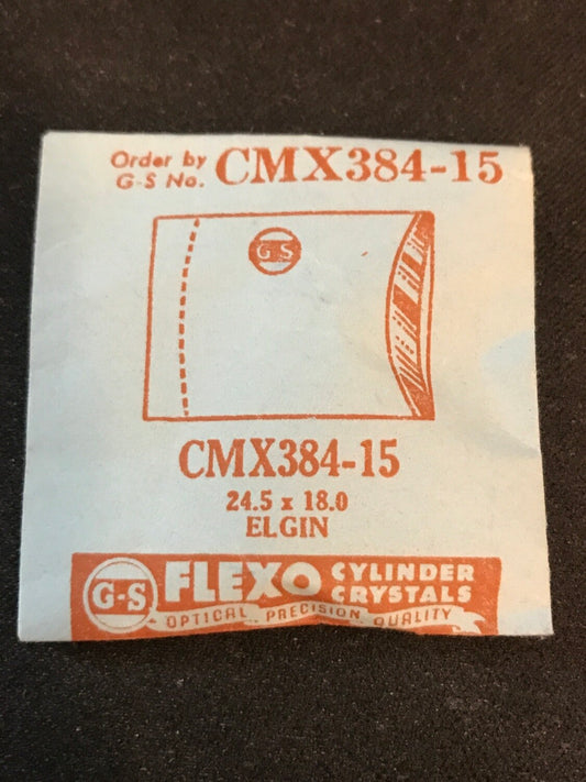 GS Flexo Crystal CMX384-15 for ELGIN - 24.5 x 18.0 mm - New