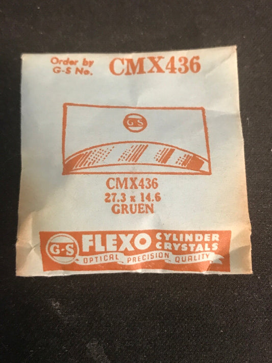 GS Fancy Crystal CMX436 for GRUEN - 27.3x 14.6 mm - New