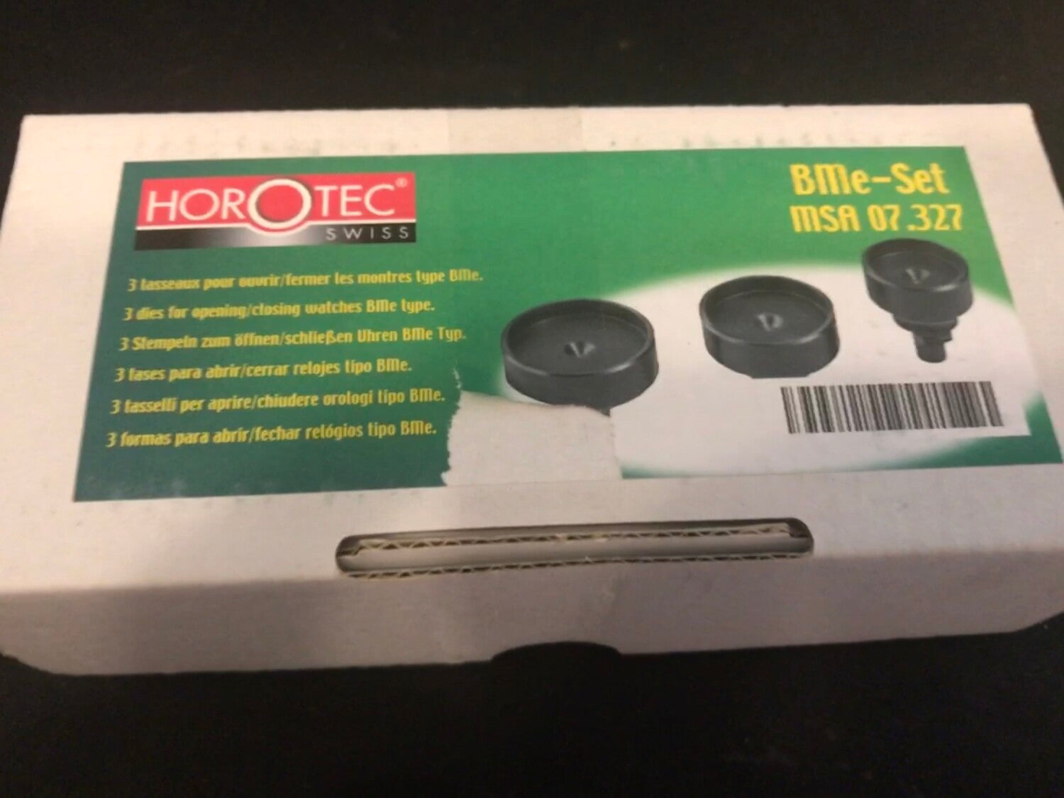HOROTEC Die Set Of 3 For Baume Mercier Watch Case Backs P/N MSA 07.327 - New