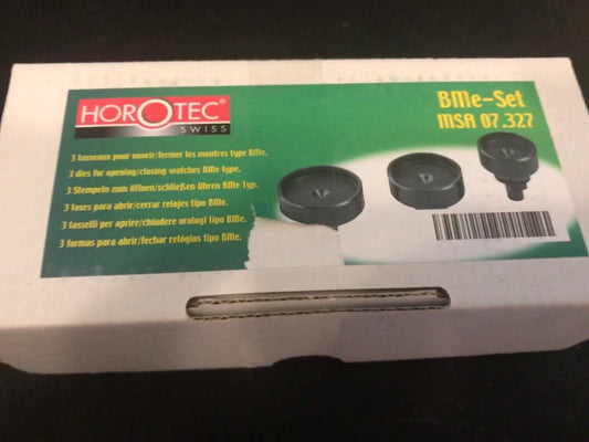 HOROTEC Die Set Of 3 For Baume Mercier Watch Case Backs P/N MSA 07.327 - New