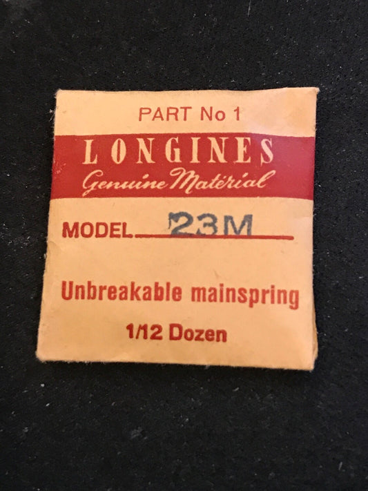 Longines Factory Mainspring for caliber 23M - Alloy
