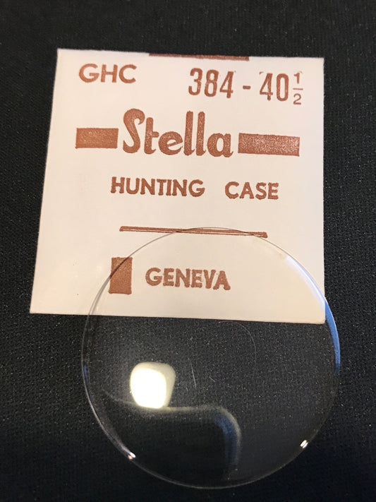 Stella GHC Hunting Case Crystal 38.4mm (size 40½) - New