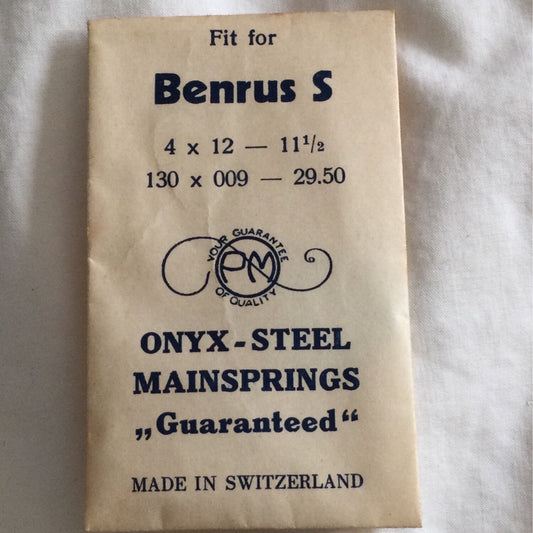 PM Mainspring for Benrus S - Steel