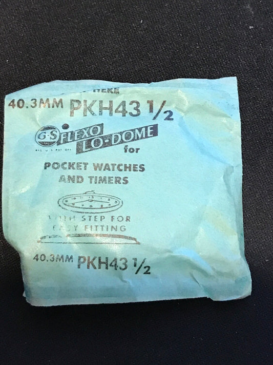 GS PKH43½ Pocket Watch Crystal 40.3mm - New