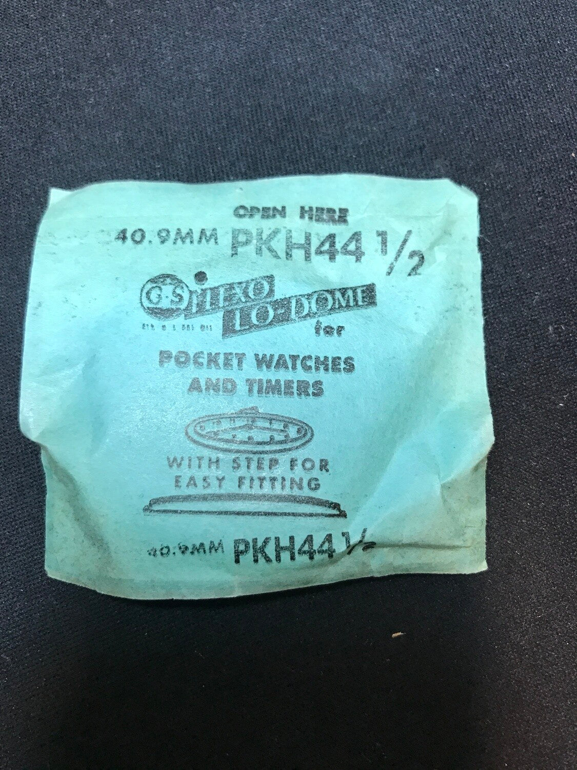 GS PKH44½ Pocket Watch Crystal 40.9mm - New