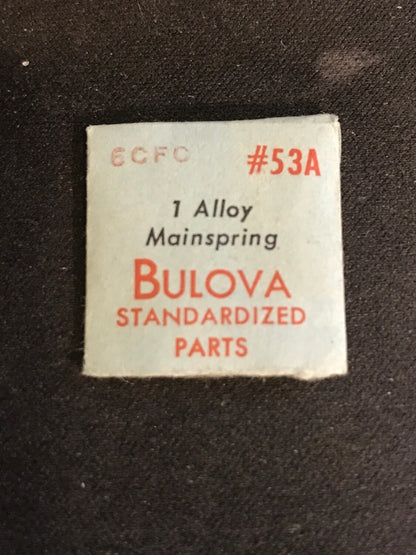 Bulova factory mainspring for caliber 6CFC - Alloy
