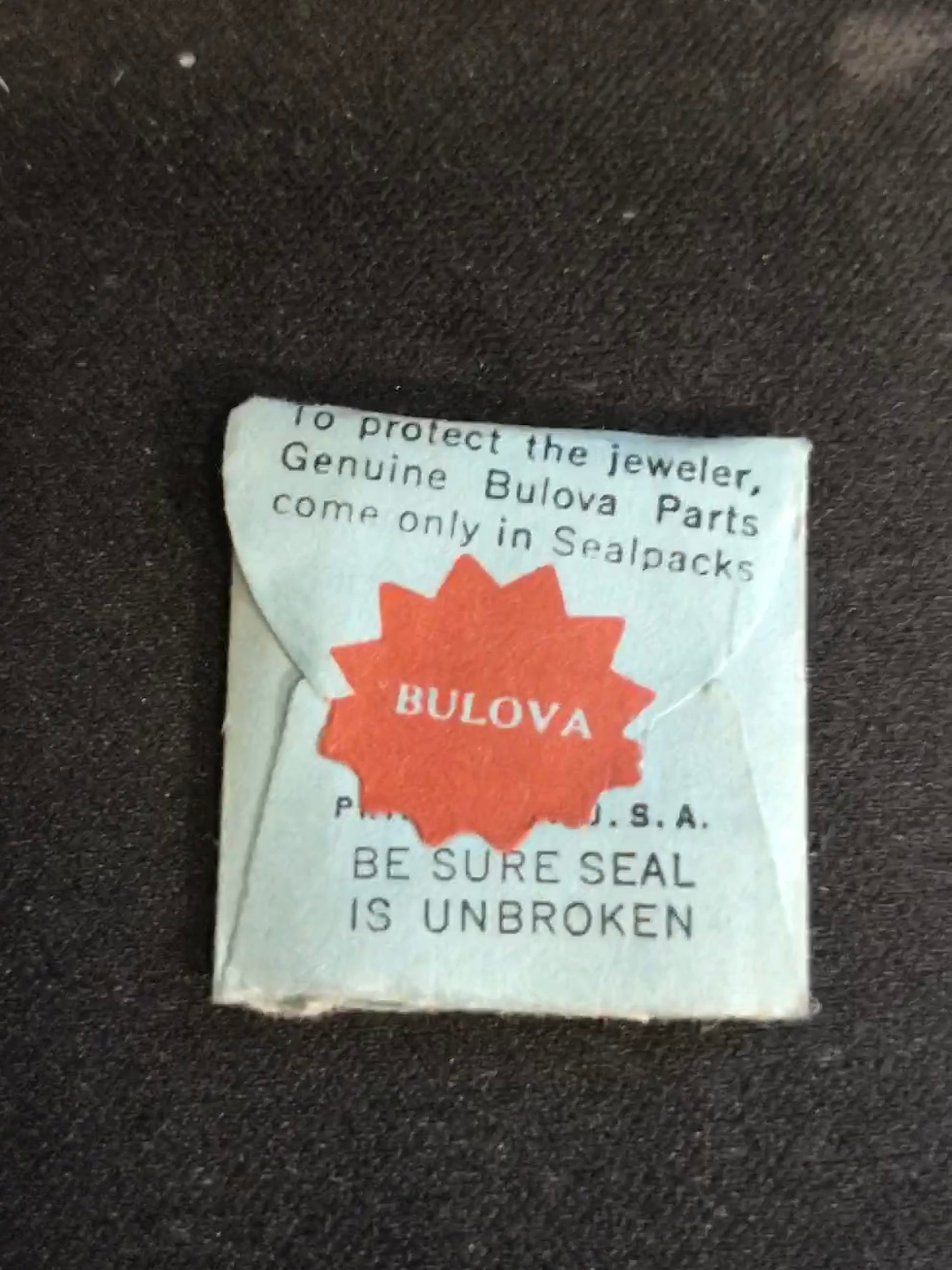 Bulova factory mainspring for caliber 6CFC - Alloy