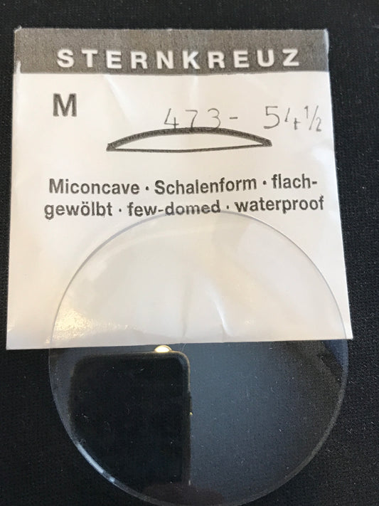 Sternkreuz 54½ Miconcave 47.3mm Acrylic Pocket Watch Crystal - New