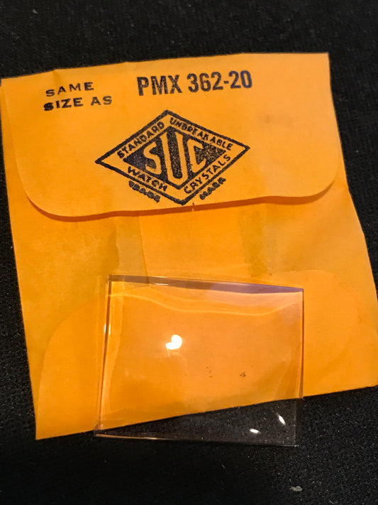 SUC Crystal JMS 165-1 for HAMILTON - 24.0 x 18.7mm - New