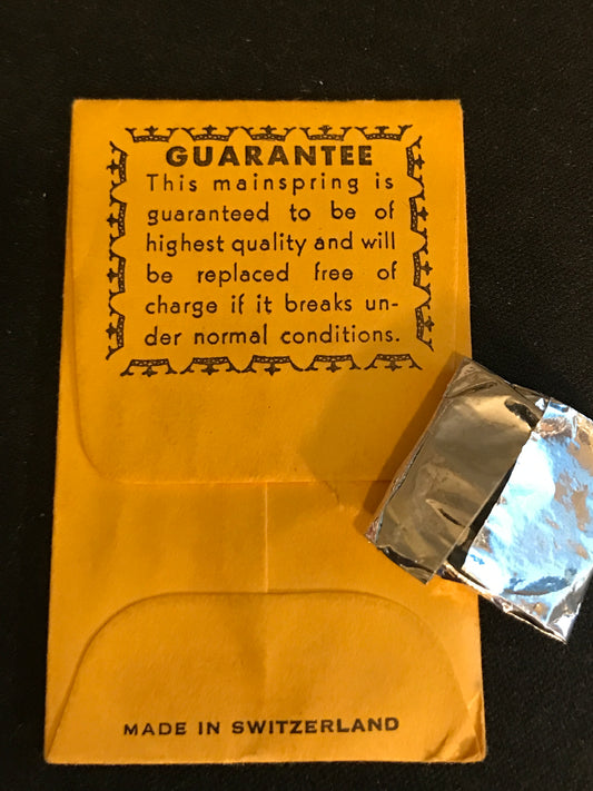 HR Mainspring E395 for Bulova 9P, MST 309, Aurore 1 - Steel