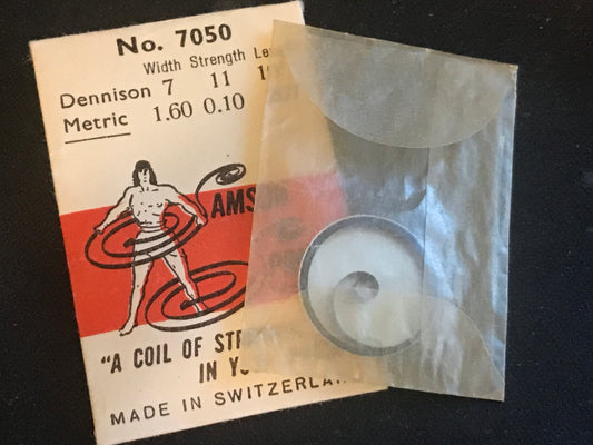 Samson Mainspring No. 7050 for A.S. calibers 984 & 1002 - Steel