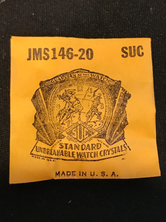 SUC Crystal JMS 146-20 for GRUEN - 22.7 x 19.2mm - New