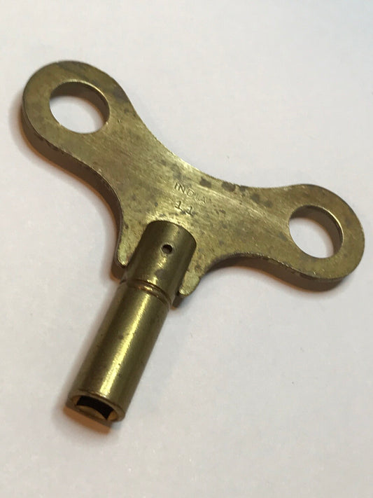 Brass Single End Clock Key #11 (5.00mm)