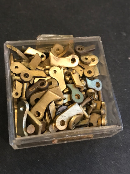 HR 50 pc Assortment Winding Clicks and Rivets for for Clocks