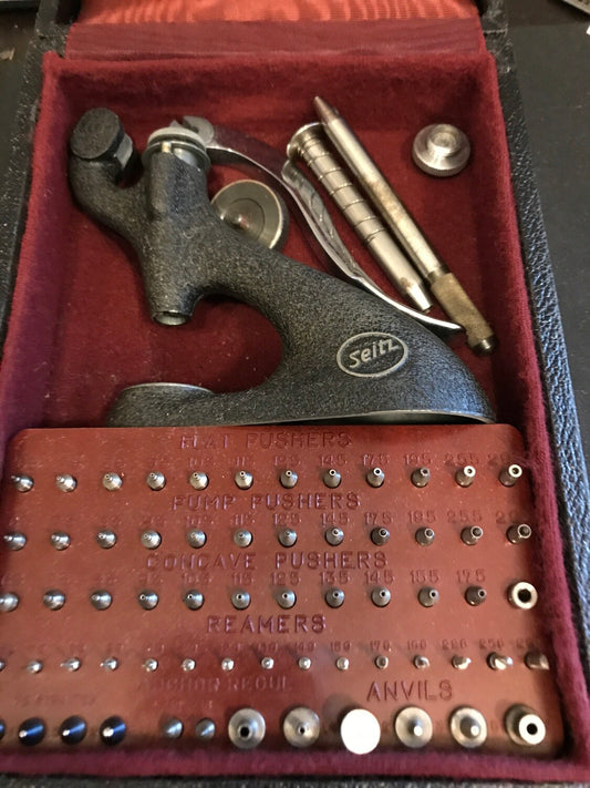 Watchmakers Seitz Jeweling tool set - Standard Outfit - in box