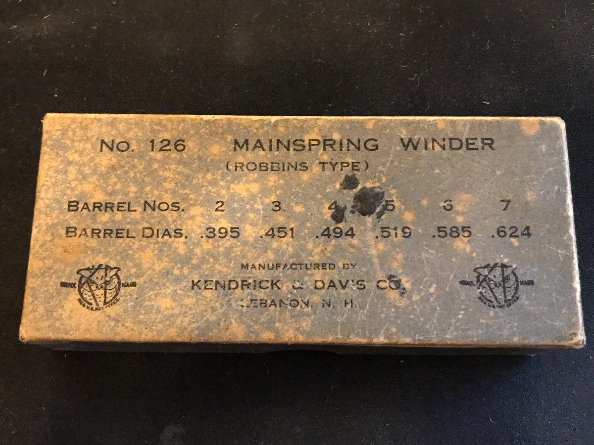 Ressort à Ailettes Manuel Zenith 40 126 (type T) - Neuf, Acier Suisse, Pour Calibres 126-5/6