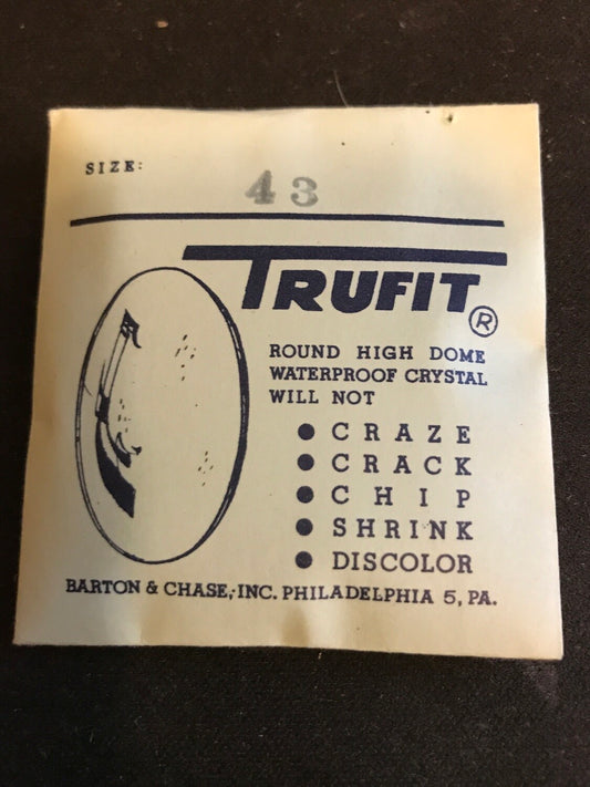 Trufit Round High Dome Crystal #43 - 40.0 mm - New