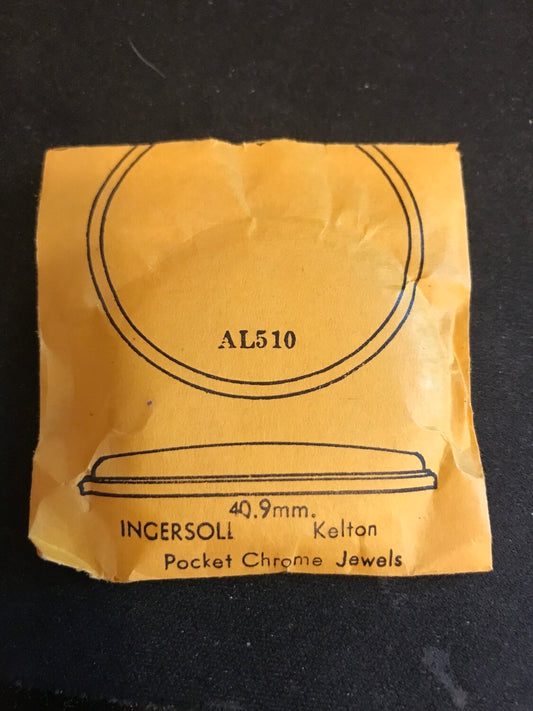 SUC Round Pocket Watch Crystal AL 510 for Ingersoll Kelton - New