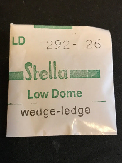Stella LD-292 26 Round Low Dome Wrist Watch Crystal 29.2mm - New