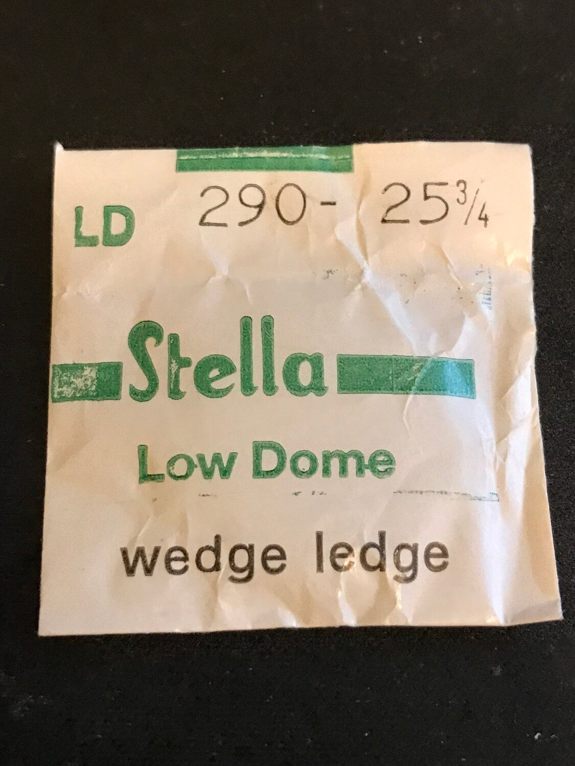 Stella LD-290 25¾ Round Low Dome Wrist Watch Crystal 29.0mm - New