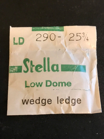 Stella LD-290 25¾ Round Low Dome Wrist Watch Crystal 29.0mm - New