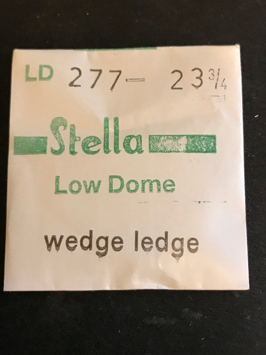 Stella LD-277 23¾ Round Low Dome Wrist Watch Crystal 27.7mm - New