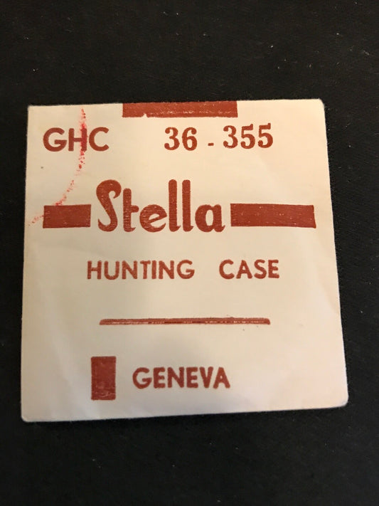 Stella GHC Hunting Case Crystal 35.5mm (size 36) - New
