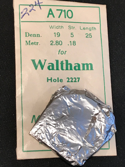 HR Mainspring A710 for 16s Waltham No. 2227 - Steel