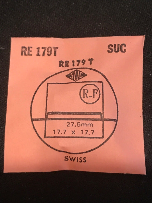 SUC Rocket Crystal RE 179T  for SWISS 17.7 x 17.7mm - New