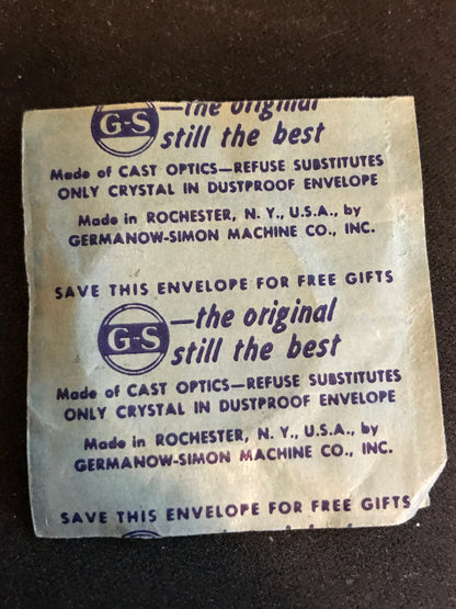 GS PK22¾ Pocket Watch Crystal 27.1mm - New