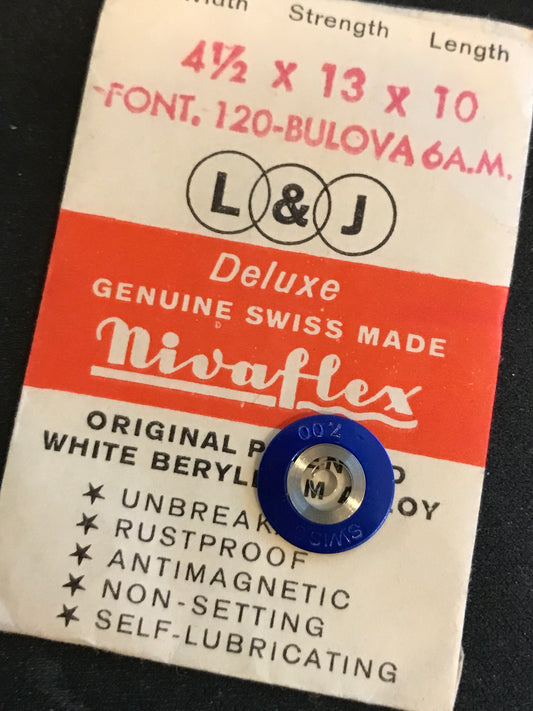 Nivaflex Mainspring for Font 120, Bulova 6AM - Alloy